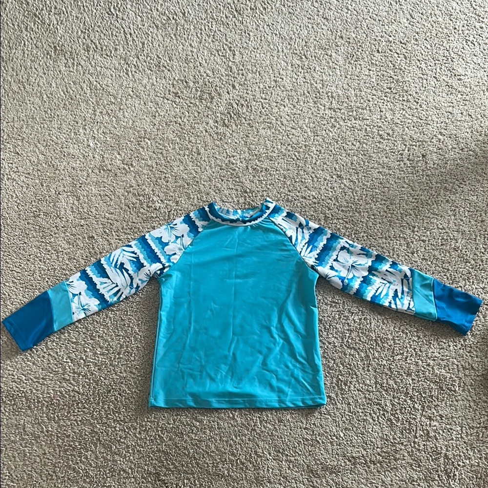 Blue swim shirt
